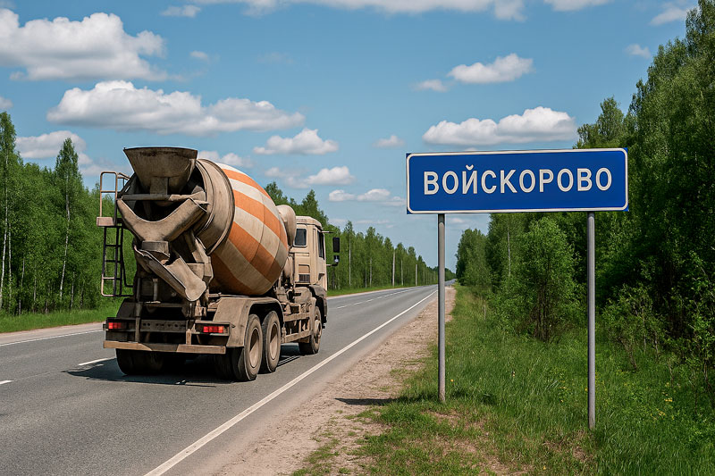 доставка бетона миксером в Войскорово